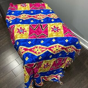 Aztec style wrap for everyday wear or over a bathing suit!